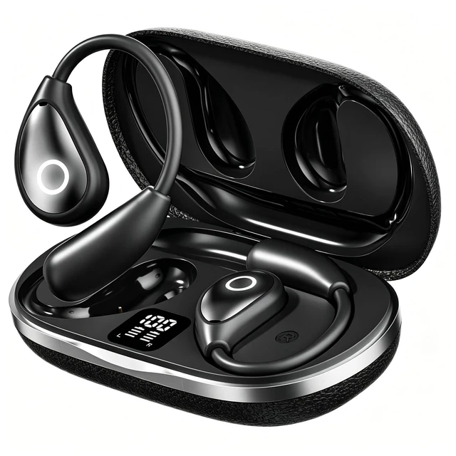 Main image of HJSlucky 2026 Open Ear Earbuds, 70H Playtime, 14.2mm Dynamic Drivers, IPX6