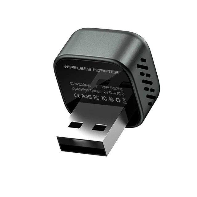Alt view image 2 of 5 - Ultra Mini Wireless CarPlay Adapter for iPhone Android 2026 Next-Gen 2 in 1 Wireless CarPlay 5s Auto Reconnect, One-Click Switch for Two Phones, 5.8GHz WiFi+Bluetooth5.4Adapter Stable &