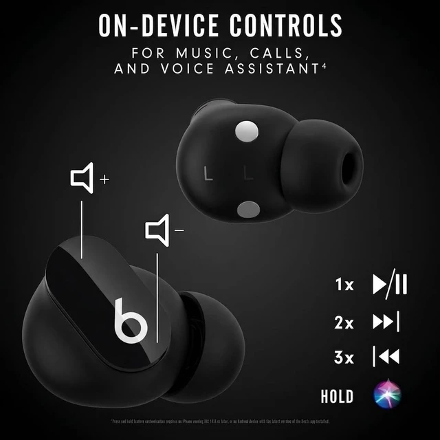Alt view image 3 of 5 - Budsyvox Single Left Replacement Earbud Compatible with Beats Studio Bud (Not for Bud+) (Black)