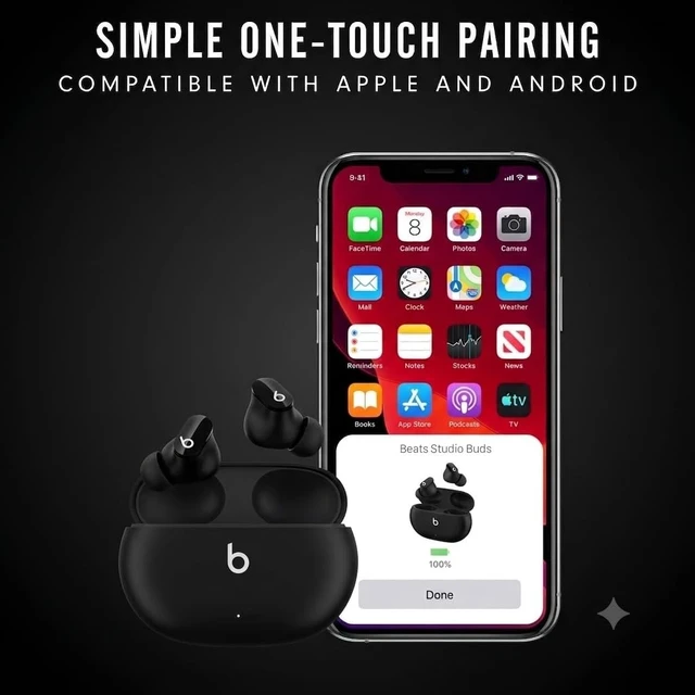 Alt view image 4 of 5 - Budsyvox Single Left Replacement Earbud Compatible with Beats Studio Bud (Not for Bud+) (Black)