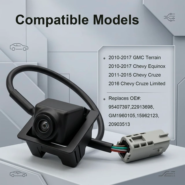 Alt view image 4 of 5 - 95407397 Rear View Backup Camera for GMC Terrain Chevy Equinox, Chevy Cruze