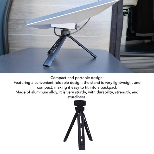 Alt view image 2 of 5 - Satellite Tripod, Portable Aluminum Alloy with Knobs