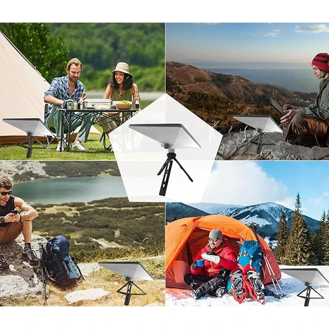Alt view image 3 of 5 - Satellite Tripod, Portable Aluminum Alloy with Knobs