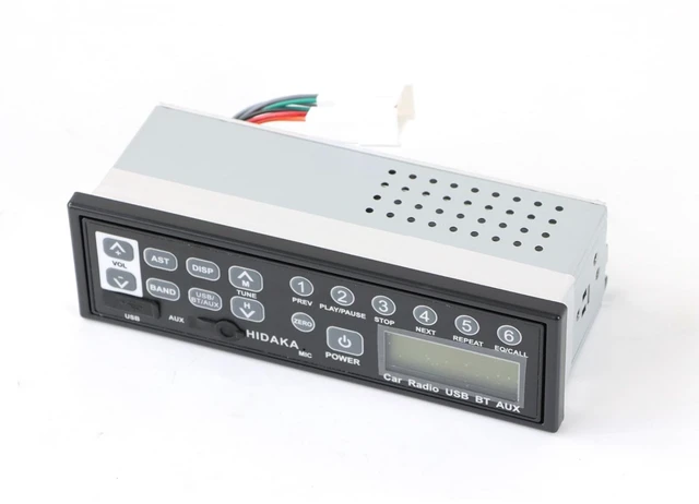 Main image of M200 Universal Car Bluetooth Radio 12V/24V Heavy Duty Stereo with USB AUXin AM/FM OEM Replacement for Komatsu Kobelco Sumitomo Excavator Heavy Equipment Parts