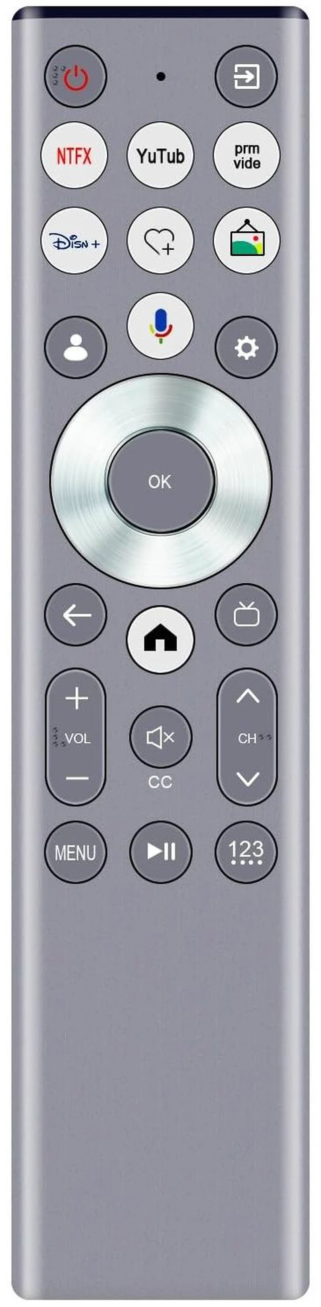Main image of ERF6G80H Replace Voice Remote Control Fit for Hisense 4K S7 S7N CanvasTV