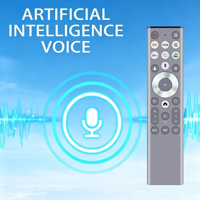 Alt view image 2 of 5 - ERF6G80H Replace Voice Remote Control Fit for Hisense 4K S7 S7N CanvasTV