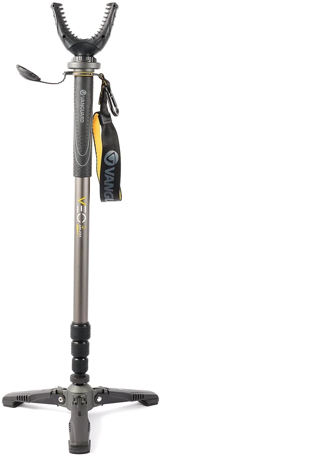 Main image of Vanguard VEO 2 AM-234TU Shooting Stick, Tri-Stand Base with Ball Joint, Rotating and Removeable U Shaped Yoke, Gray