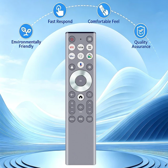 Alt view image 5 of 5 - ERF6G80H Replace Voice Remote Control Fit for Hisense 4K S7 S7N CanvasTV