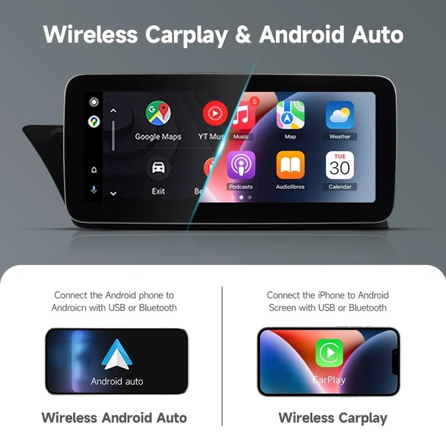 Alt view image 4 of 5 - Linux Android Car Radio Stereo for Audi A4 2009-2016 3GMMI High CD