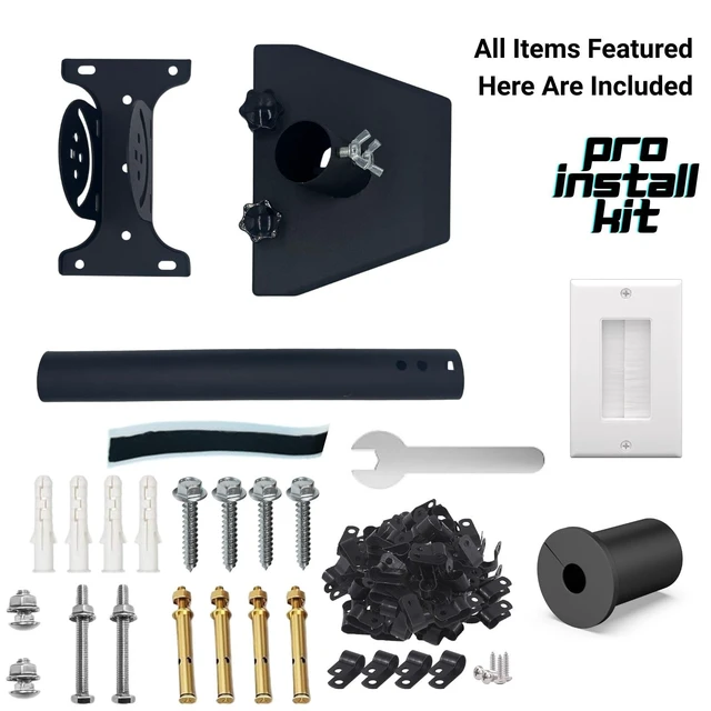 Alt view image 2 of 5 - Pivot Mount for Standard Starlink 4 X (Formerly Gen 3) All Steel, 11.5" Height, 360 Degree Rotating, Pipe Adapter, Pitched or Flat Roof Mount, Adjustable Base, Pro Installation Package