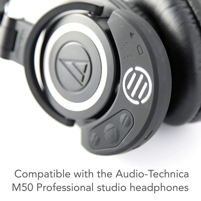 Alt view image 2 of 5 - East Brooklyn Labs BAL-Pro50x Bluetooth Adapter for Audio-Technica ATH M50x (Bluetooth Adaptor)