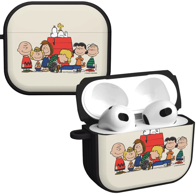 Main image of Affinity Bands Peanuts 75 Years of Friendship Limited Edition HDX Case Cover Compatible with Apple AirPods Gen 3 (Happiness)
