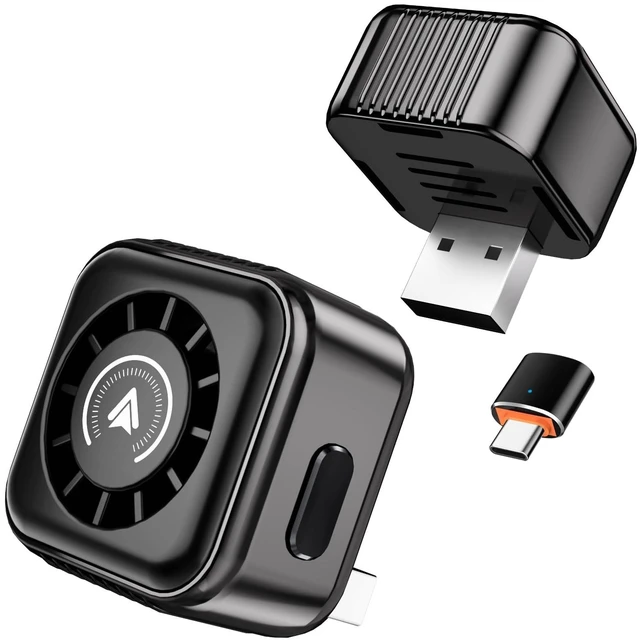 Main image of Wireless CarPlay Adapter for Factory Wired CarPlay and Android Auto