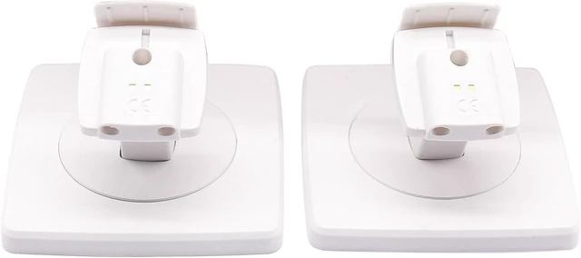 Alt view image 3 of 5 - Velocitrans 2pcs White Ceiling Bracket Mount, for Bose OmniJewel Lifestyle 650 850 Home Entertainment System Speakers, Heavy Duty Cast Iron Low Profile Dual Ceiling Mounts Holder Kit