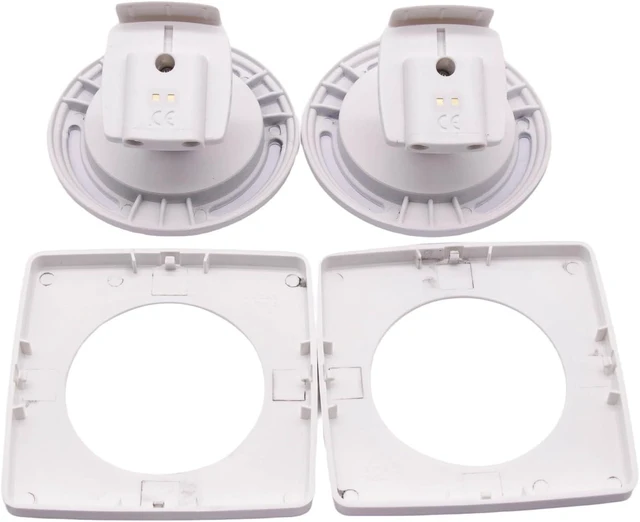 Alt view image 5 of 5 - Velocitrans 2pcs White Ceiling Bracket Mount, for Bose OmniJewel Lifestyle 650 850 Home Entertainment System Speakers, Heavy Duty Cast Iron Low Profile Dual Ceiling Mounts Holder Kit