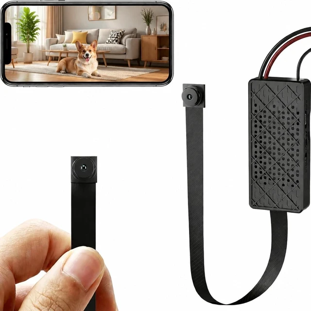 Main image of SAMMICINCO 1080P HD Compact Mini Wireless Security Camera, DIY Portable Indoor Outdoor Surveillance Cam, Motion Detection Small Monitor Camera for Home Office