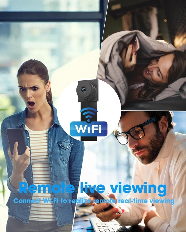 Alt view image 5 of 5 - SAMMICINCO 1080P HD Compact Mini Wireless Security Camera, DIY Portable Indoor Outdoor Surveillance Cam, Motion Detection Small Monitor Camera for Home Office