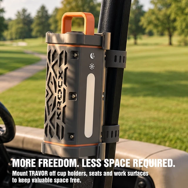 Alt view image 4 of 5 - KROCX Magnetic Pole Mount for TRAVOR Portable Speaker