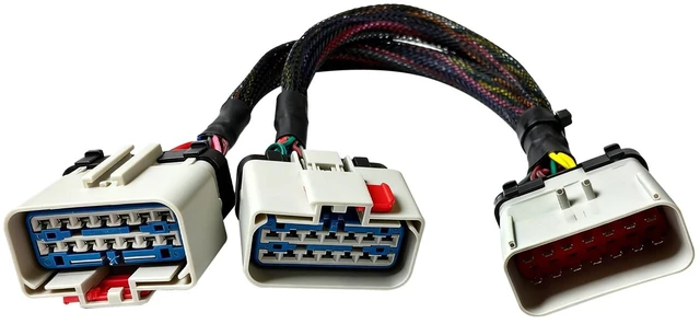Main image of RP1226 14Pin Male to Female Y Splitter Cable for Heavy Duty Truck ELD & Diagnostic Tool Simultaneous Connection