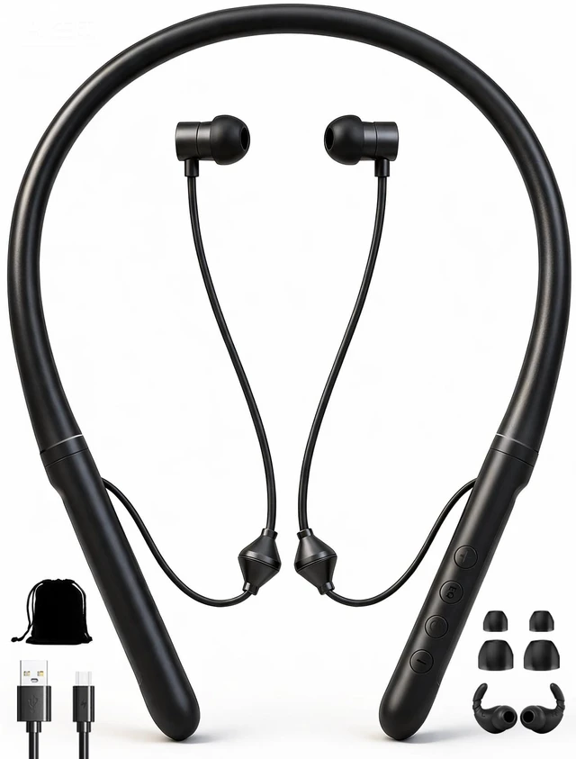 Main image of Air Tube Headphones EMF Free Anti Radiation Wireless Earbuds with Mic