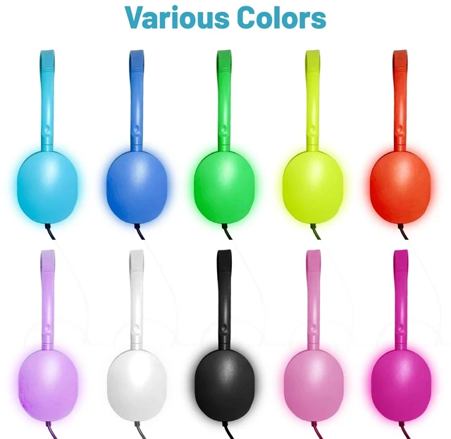 Alt view image 5 of 5 - SHAIMEWEI USB-C Headphones, 30-Pack, Multi Color