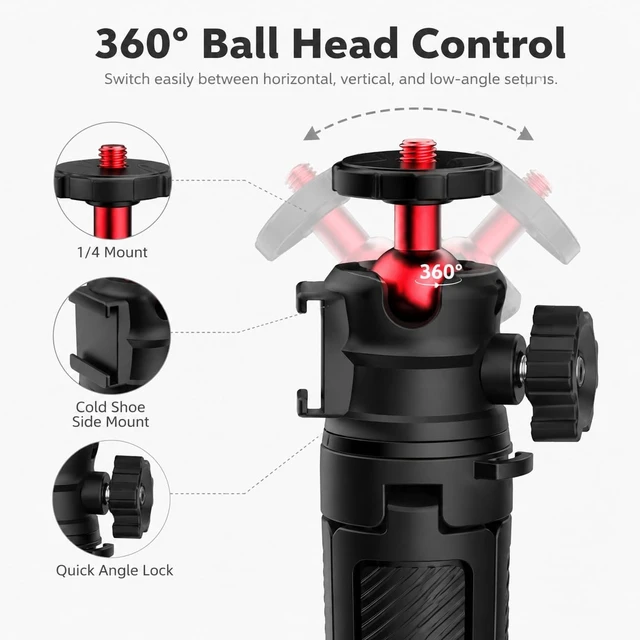 Alt view image 3 of 5 - FORGERAY Travel Creator Tripod for Pocket Cameras, 1/4 Mount
