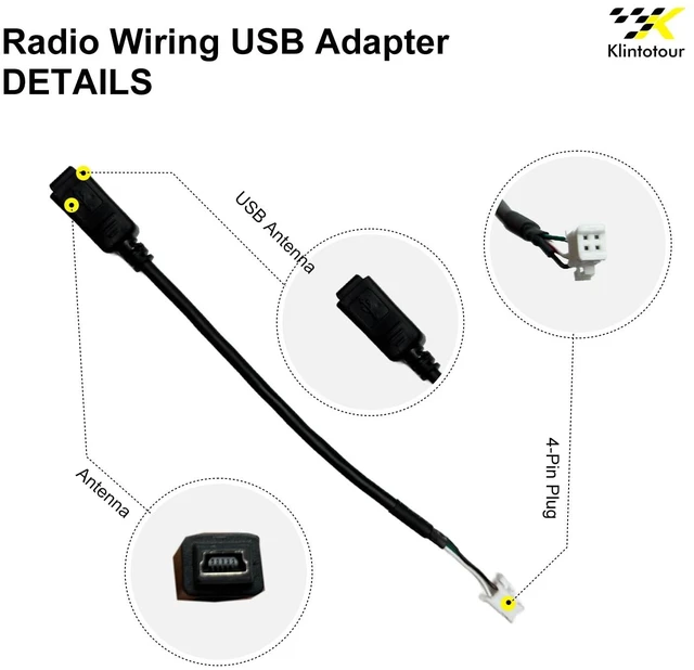 Alt view image 5 of 5 - Aftermarket Radio Wiring Adapter Compatible with Chrysler 2015-2018/Dodge 2014-2019/Jeep 2018-2019, 16Pin Android Car Stereo Harness with SWC Reverse, Fits for Ram Wrangler Grand Cherokee Challenger