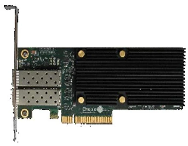 Main image of CHELSIO COMMUNICATIONS T520-CR 2-Port Low Profile 1/10GbE UWire Adapter with PCI-E x8 Gen 3, 32K Conn SFP+ Connector