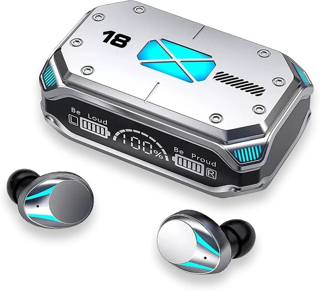 Main image of CGWSHZGD Wireless Earbuds Bluetooth 5.4, 25H Total Playtime with LED Display Case, Deep Bass Stereo, Touch Control, IPX5 Waterproof Earbuds Compatible with iOS and Android