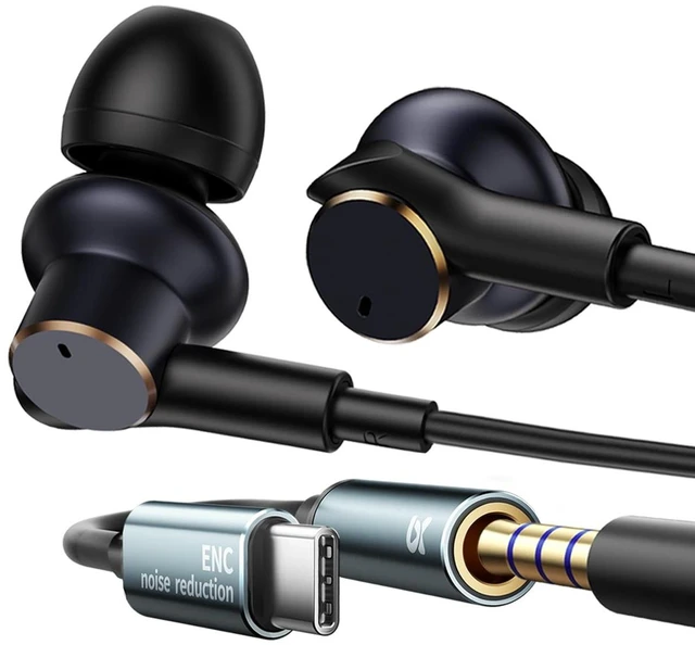 Main image of Wired Earphones Immersive Bass Noise Cancellation In-Ear 4-driver Headphone