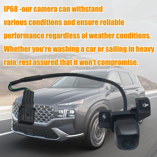 Alt view image 5 of 5 - 99240-S1500 Rear View Camera Compatible with Hyundai Santa Fe 2021 2022 2023, OE Backup Camera Replace# 99240S1500 99240-S1510 99240S1510