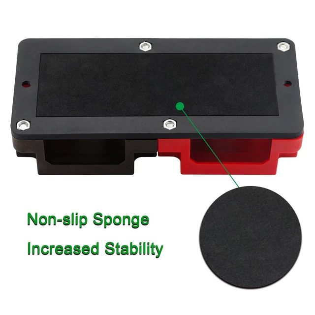 Alt view image 4 of 5 - Ambuker 400A Busbar 12V-48V DC Heavy Duty Copper Power Distribution Block 8XM10 (3/8") Terminal Studs Positive Negative Independent Module with Cover Battery Bus Bar for Car RV Truck Boat (Red&Black)