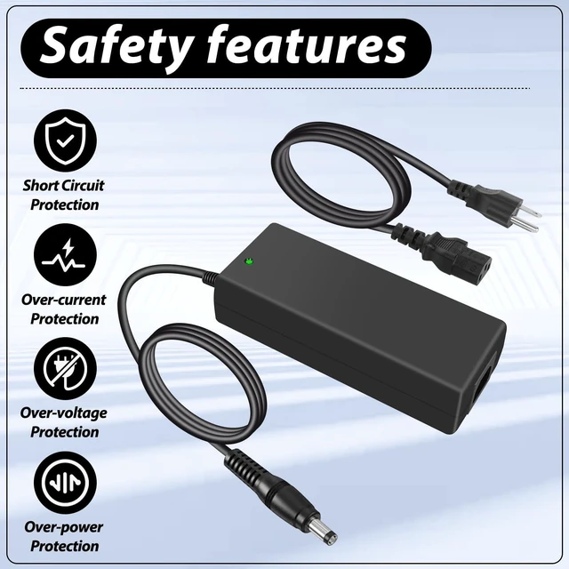 Alt view image 2 of 5 - 54V Power Supply Adapter for CISC Meraki MX68 Series Routers, Compatible with MA-PWR-100WAC 640-76010
