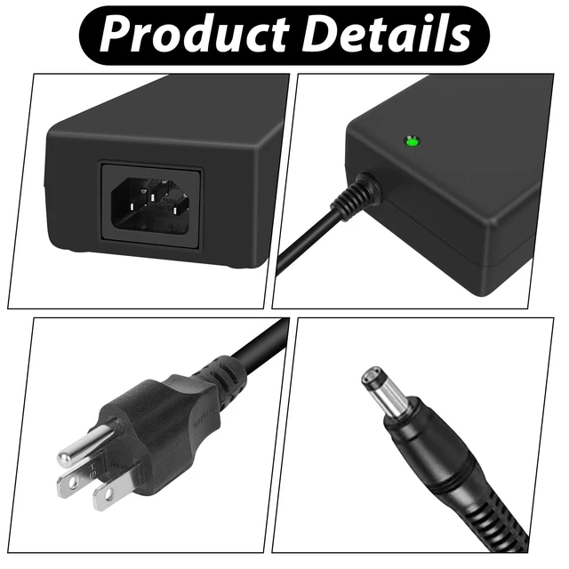 Alt view image 5 of 5 - 54V Power Supply Adapter for CISC Meraki MX68 Series Routers, Compatible with MA-PWR-100WAC 640-76010