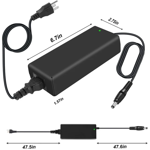 Alt view image 3 of 5 - 54V Power Supply Adapter for CISC Meraki MX68 Series Routers, Compatible with MA-PWR-100WAC 640-76010