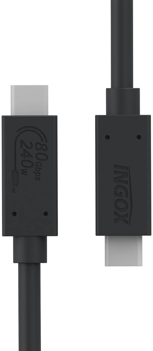 Main image of INGOX Thunderbolt 5 Cable 1m, 80Gbps USB4 V2.0, 240W PD Charging