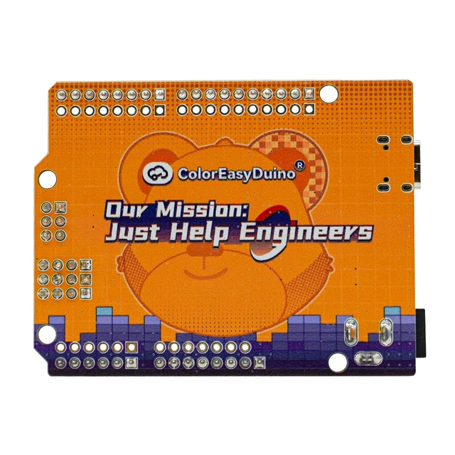 Alt view image 2 of 5 - UNO R3 Board ATmega328P Microcontroller with Tutorial Compatible with Arduino IDE(USB C Port) (Gold)