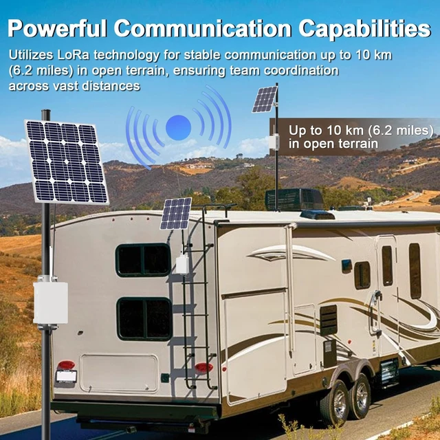 Alt view image 5 of 5 - Solar Meshtastic Outdoor Node, Meshtastic Solar Node Repeater