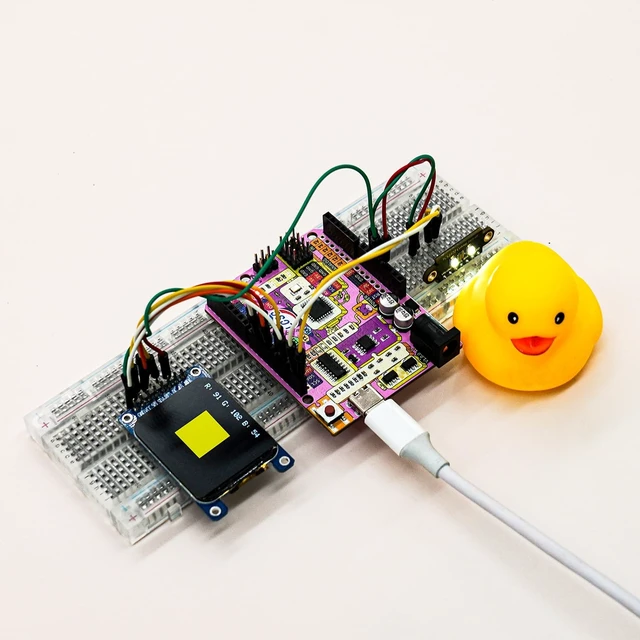 Alt view image 4 of 5 - UNO R3 Board ATmega328P Microcontroller with Tutorial Compatible with Arduino IDE(USB C Port) (Gold)