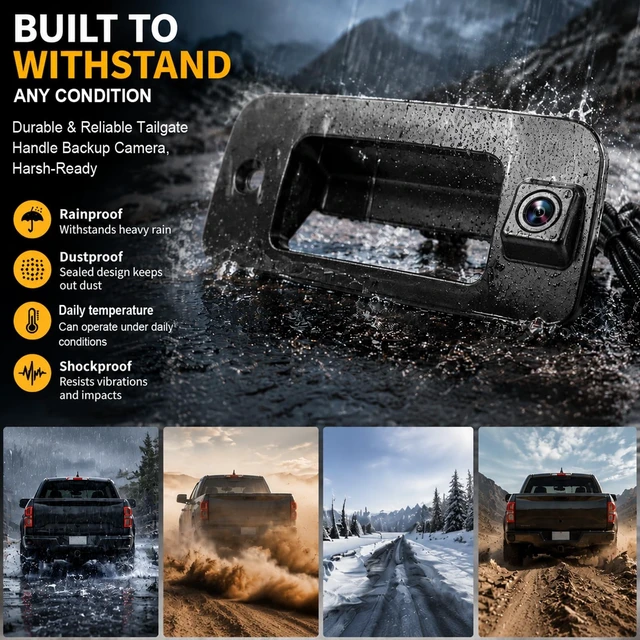 Alt view image 2 of 5 - 22755304 Backup Camera w/Tailgate Handle for Chevy Silverado & GMC Sierra