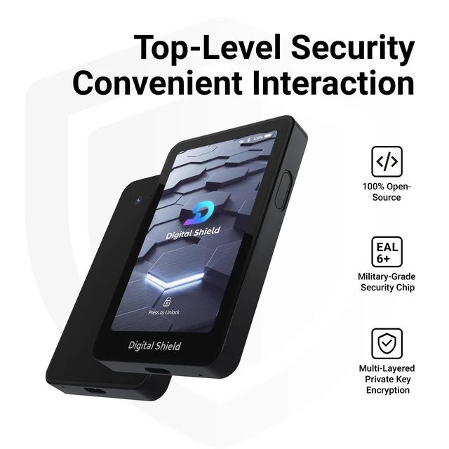 Alt view image 2 of 5 - Cerilune Crypto Hardware Wallet CC EAL6+ Secure Element Cold Storage