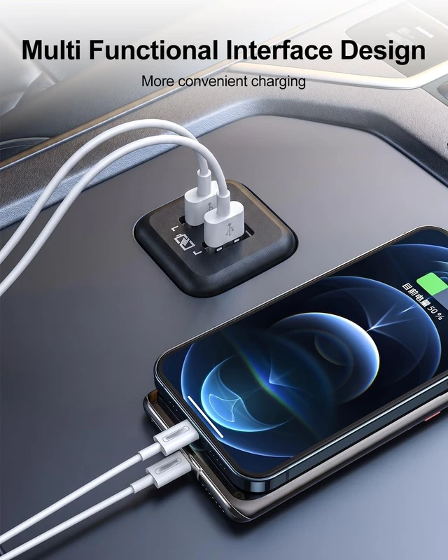 Alt view image 2 of 5 - USB Port Interface AUX Jack Dual USB Fit for Buick Cadillac GM Chevrolet