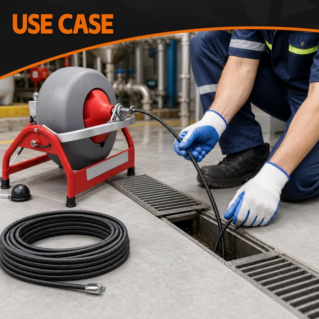 Alt view image 5 of 5 - 87597 C-45IW Inner 1/2" X 75' 45IW Solid Core Clean Snake Cable for RIDGID