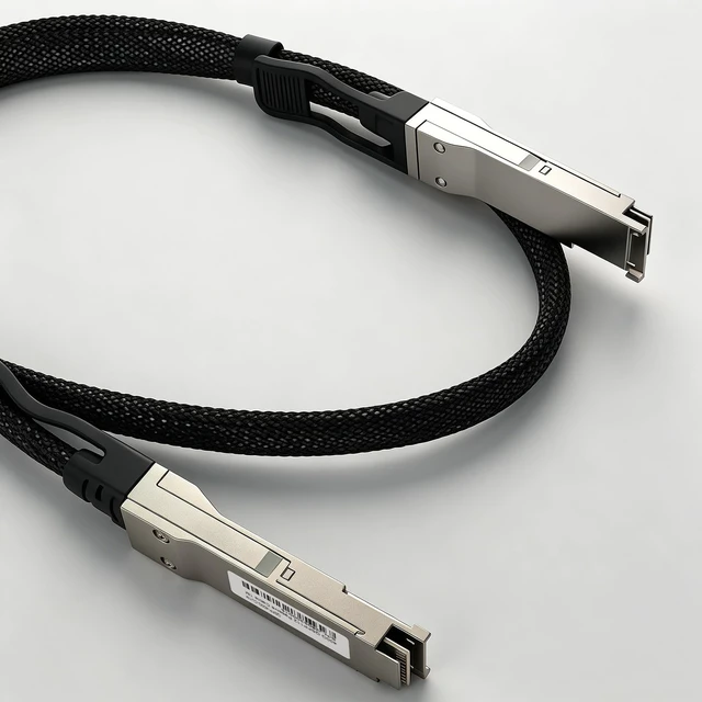 Alt view image 3 of 5 - LEEBICHEN 1m/3.28ft 400G QSFP112 to QSFP112 DAC Cable Compatible with NVIDIA DGX Spark & Other GB10 AI Systems, 30AWG Passive Direct Attach Copper Twinax, 400G Ethernet INFINIBAND Stacking Cable