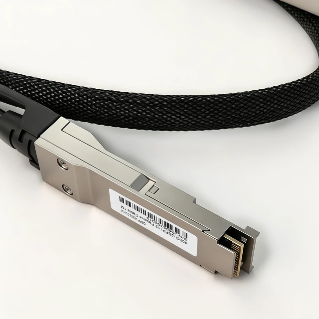 Alt view image 5 of 5 - LEEBICHEN 1m/3.28ft 400G QSFP112 to QSFP112 DAC Cable Compatible with NVIDIA DGX Spark & Other GB10 AI Systems, 30AWG Passive Direct Attach Copper Twinax, 400G Ethernet INFINIBAND Stacking Cable