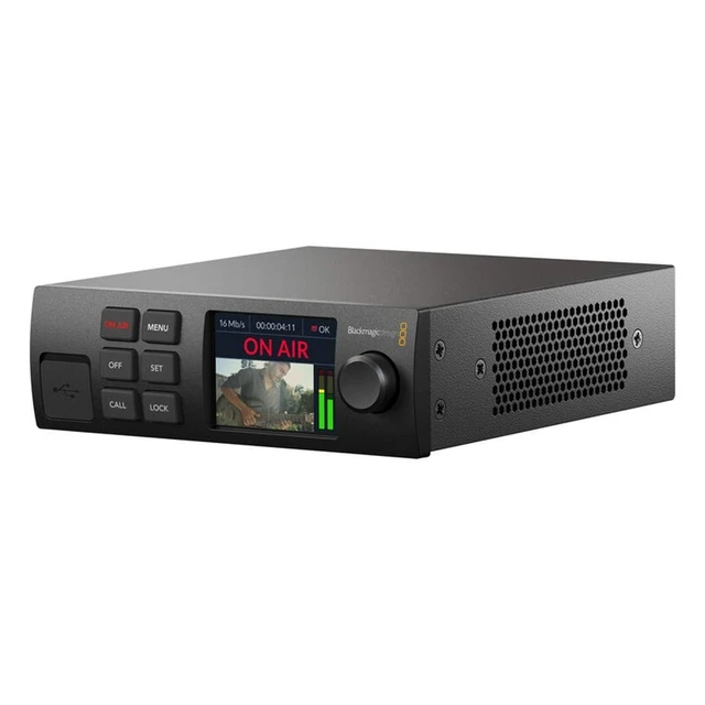 Alt view image 2 of 5 - Blackmagic Design Web Presenter HD Bundle with Power Cord and HDMI Cable with Ethernet, 3 Feet