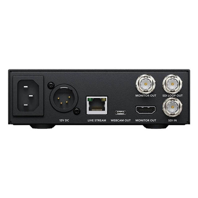 Alt view image 4 of 5 - Blackmagic Design Web Presenter HD Bundle with Power Cord and HDMI Cable with Ethernet, 3 Feet