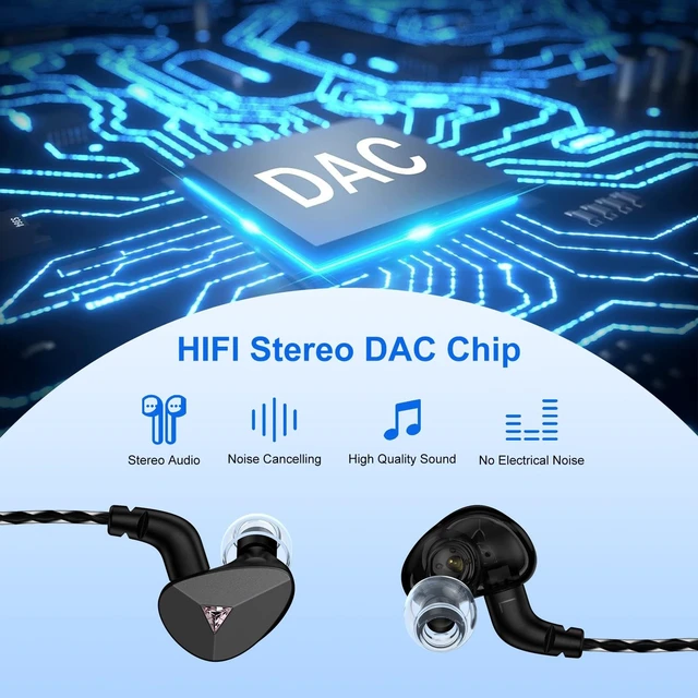 Alt view image 5 of 5 - USB C Headphones HiFi Stereo Earphone for Samsung Galaxy A17 S26 Ultra S25