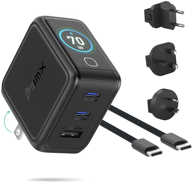 Main image of Gansta 140W USB-C GaN Laptop World Charger