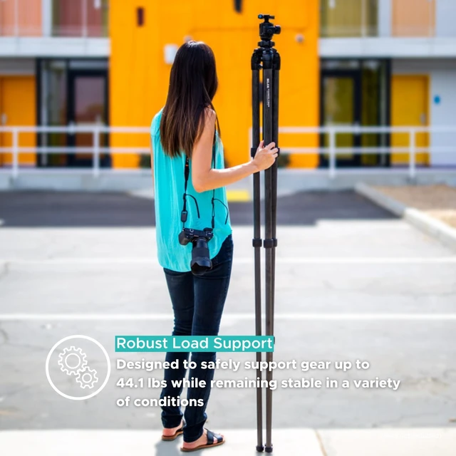 Alt view image 2 of 5 - PRO CF-934 4-Section Carbon Fiber Tripod